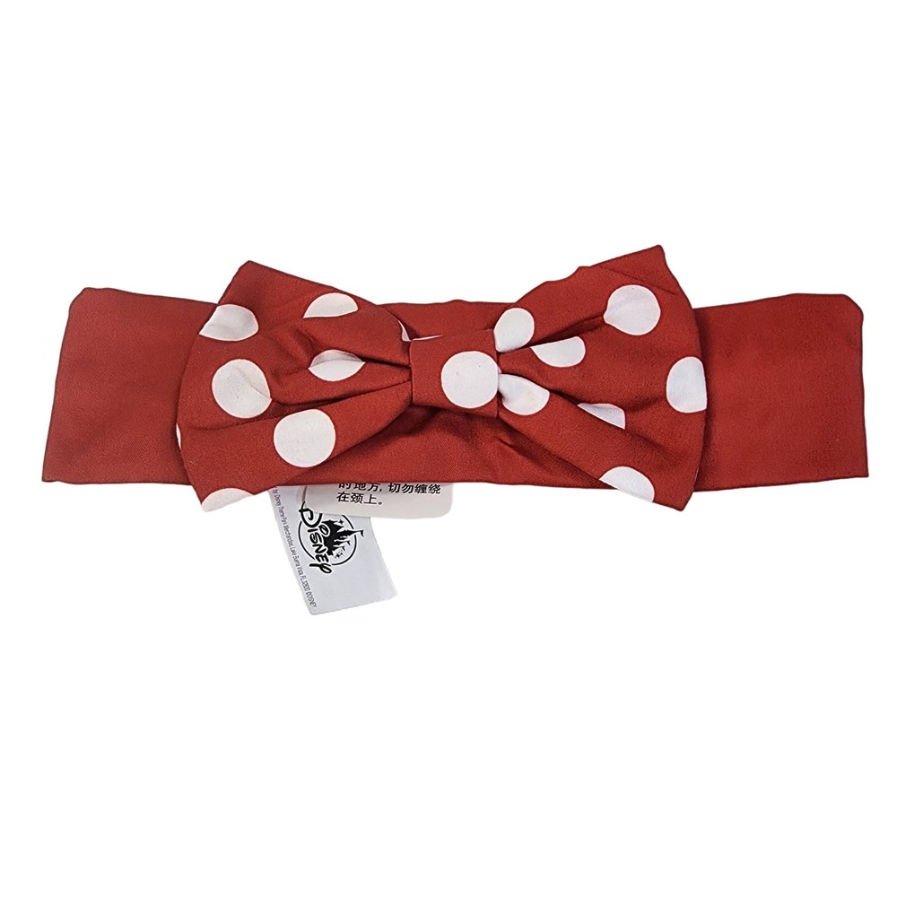 Disney Minnie Mouse Red Polka Dot Bow Headband